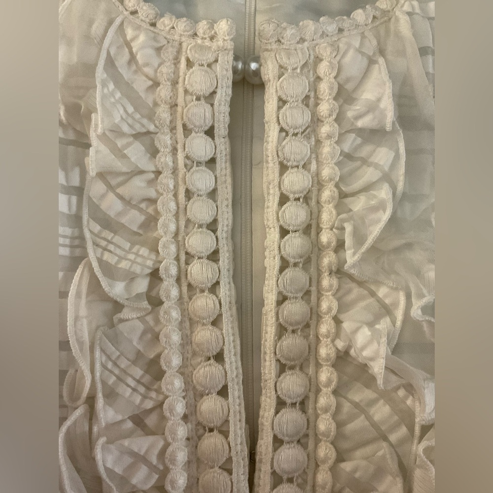 Nanette Lepore Alice ivory Sleeveless  dress Size‎ 4 - Picture 10 of 16